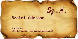 Szelei Adrienn névjegykártya